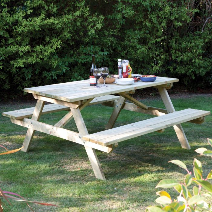 Rowlinson Picnic Table - 6ft