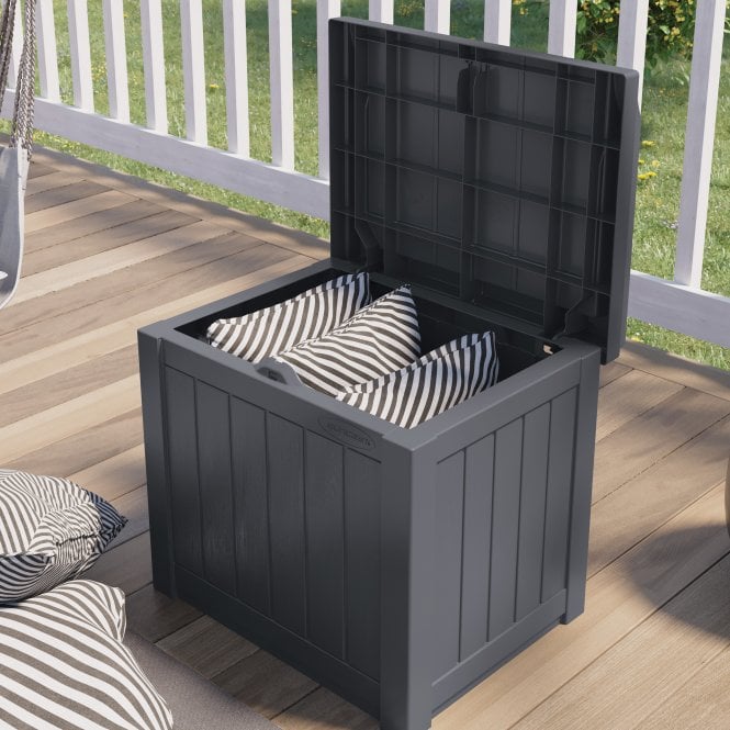 Suncast Florida 83L Storage Box - Cyberspace Grey