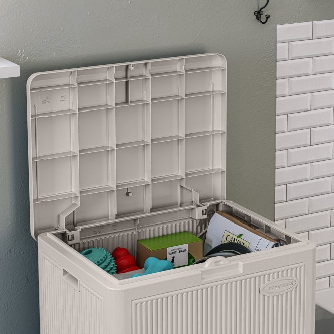 Suncast New York 83L Storage Box - French Grey