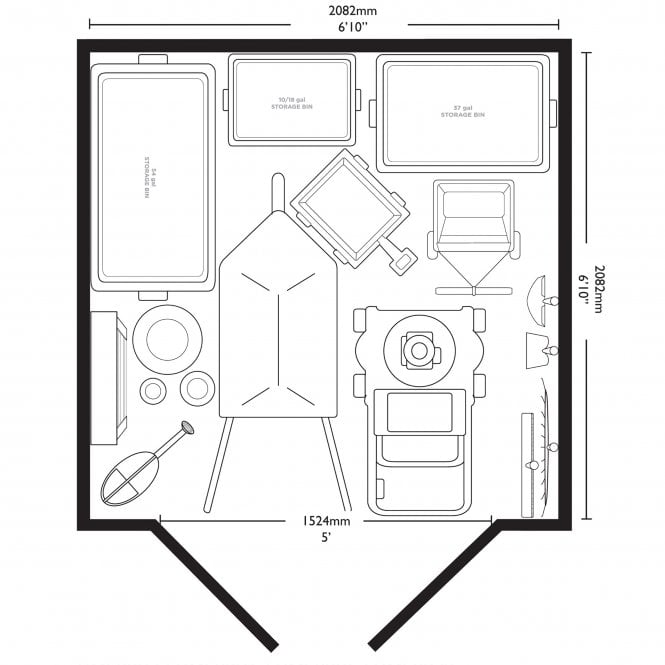 Suncast Vista Shed 7x7