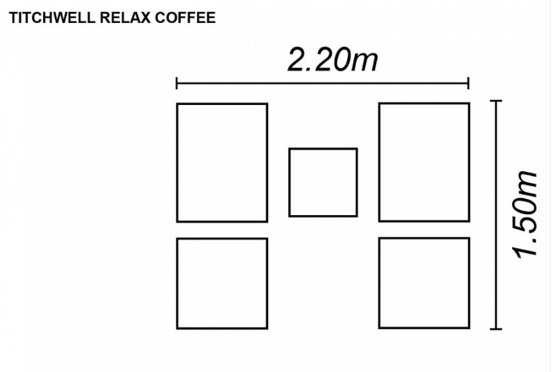 Titchwell - Relax Coffee Set (Grey)