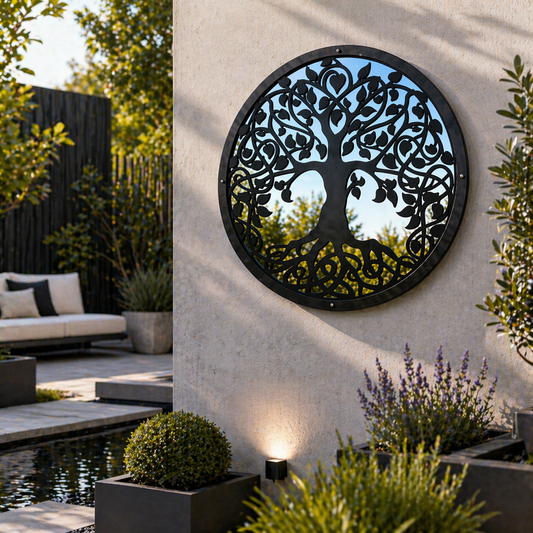 Tree of Life Garden Mirror