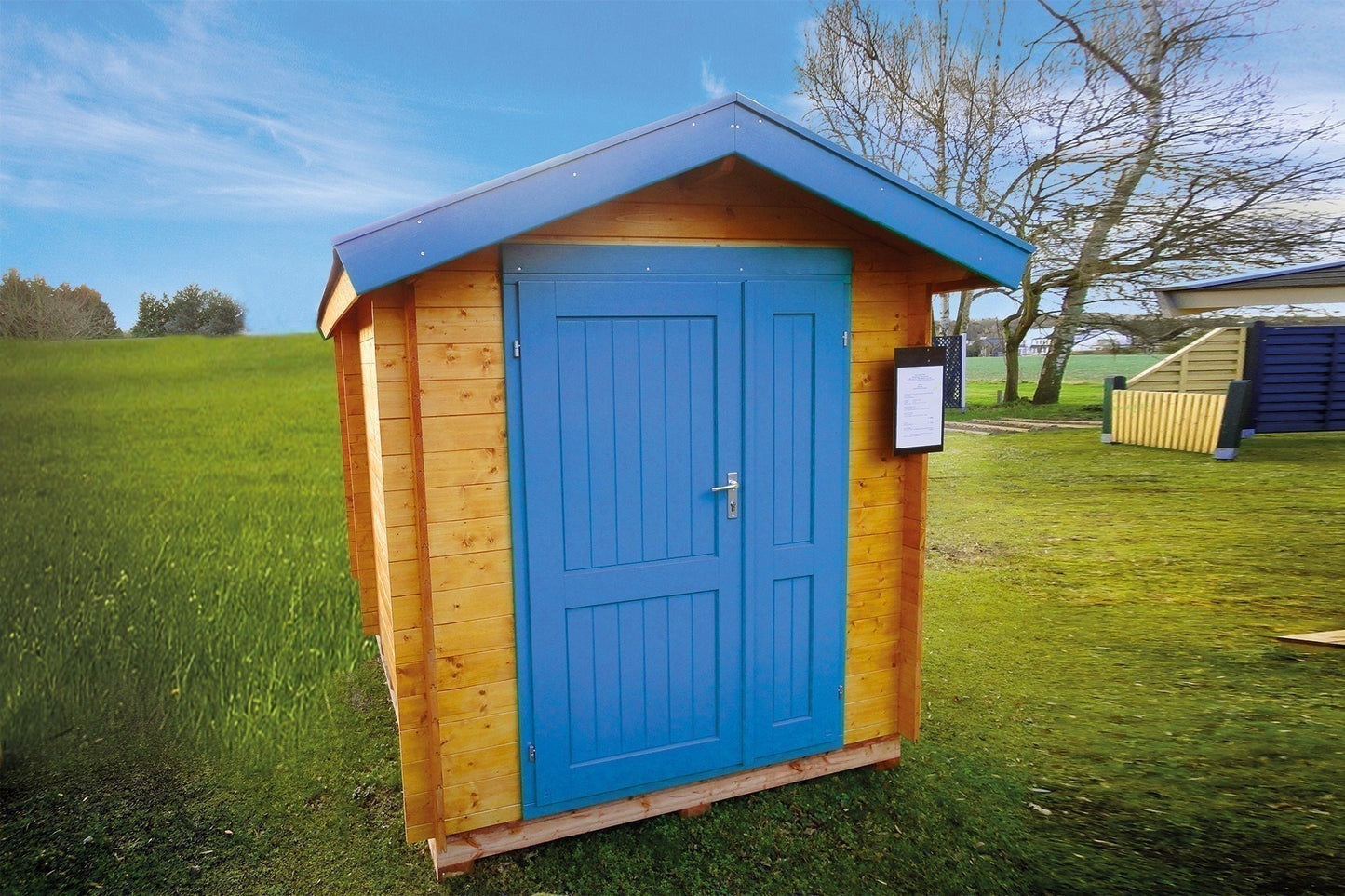 Zuluna Basic Apex Roof Cabin - 28mm 1.9x2.1m