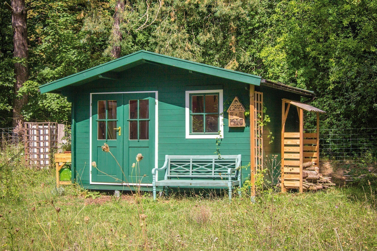 Zuluna Basic Apex Roof Cabin - 33mm 3.6x3.6m