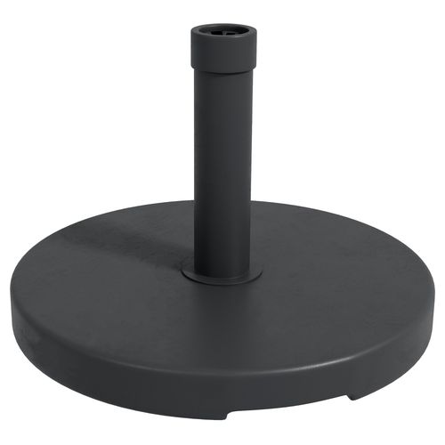 Outsunny 15kg Concrete Parasol Base Heavy Duty Round Umbrella Stand - Taylors Garden Buildings (view 2)