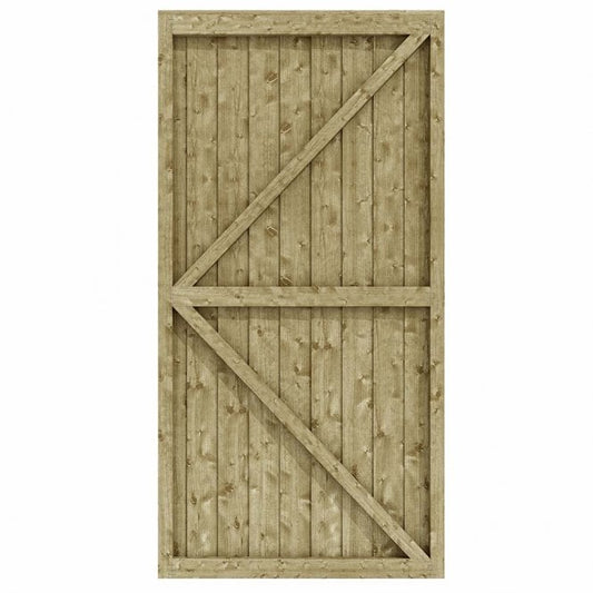 Rowlinson Vertical Board Gate 6' x 3' Pressure Treated