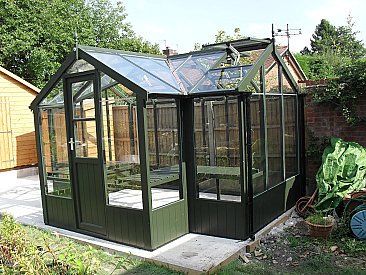 Cygnet Greenhouse in Olive Green