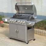 Stainless Steel 6 Burner Gas Barbeque