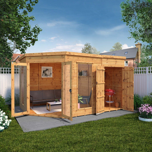 What Size And Features Make The Perfect Corner Summer House?