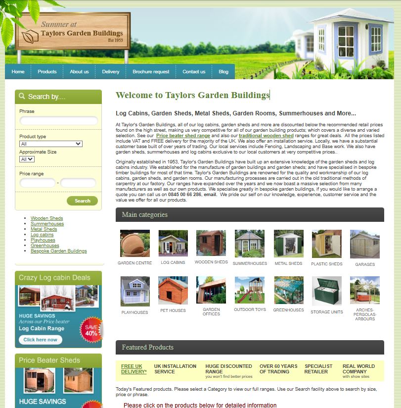 Taylors Garden Buildings 2012