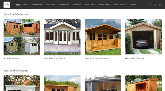 Taylors Garden Buildings New Look Website