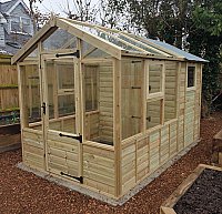 Greenhouse Combi Shed: Combines Garden Storage and Growth