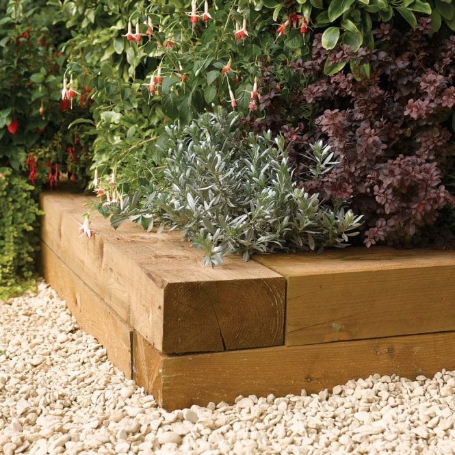 Rowlinson Timber Blocks 0.9m - Pack of 2