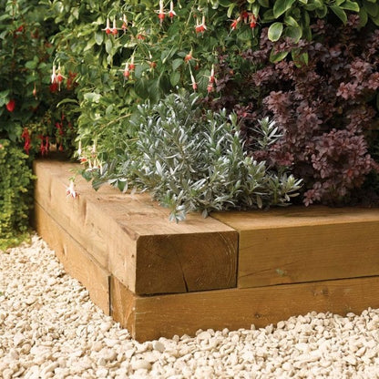 Rowlinson Timber Blocks 0.9m - Pack of 2