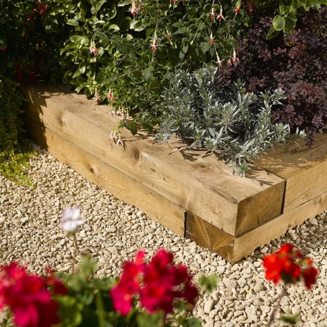 Rowlinson Timber Blocks 0.9m - Pack of 2
