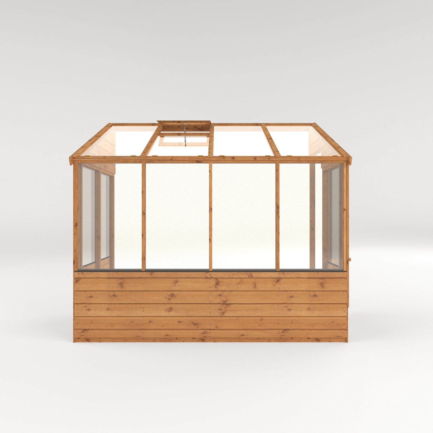 Evesham Wooden Lean-To Greenhouse 8'x4'