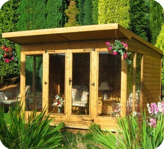 Contemporary Pent Summerhouse 8' Wide