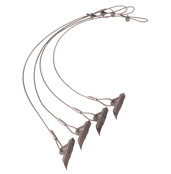 Rowlinson 4 Piece Easy Hook Earth Anchor Kit