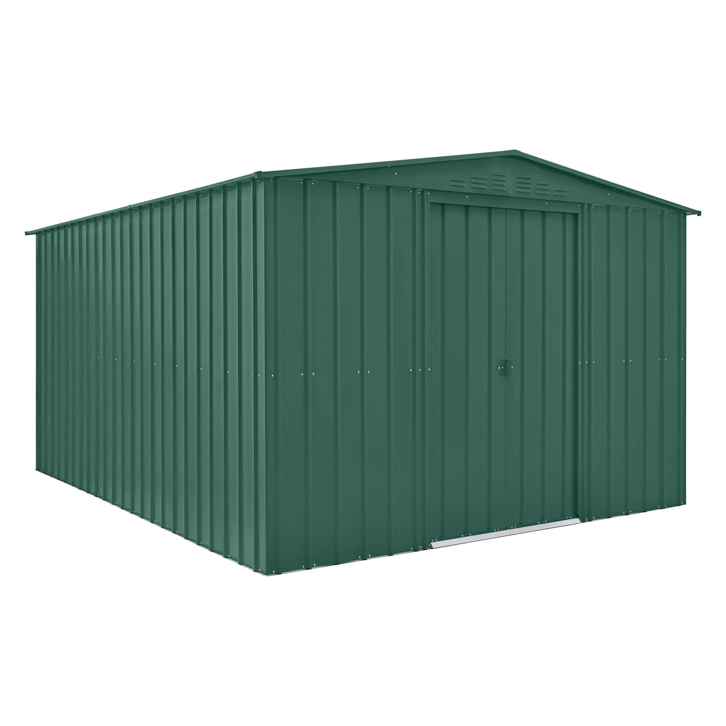 10 x 12 Globel Apex Metal Shed - Green or Grey