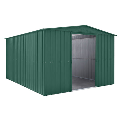 10 x 12 Globel Apex Metal Shed - Green or Grey