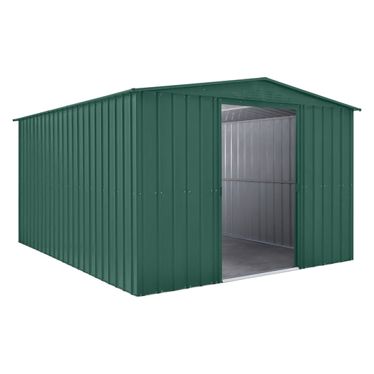 10 x 12 Globel Apex Metal Shed - Green or Grey