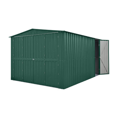 10 x 15 Globel Dual Door Workshop Garage - Green or Grey