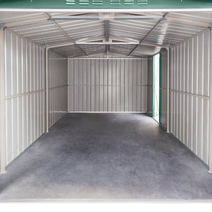 10 x 15 Globel Dual Door Workshop Garage - Green or Grey