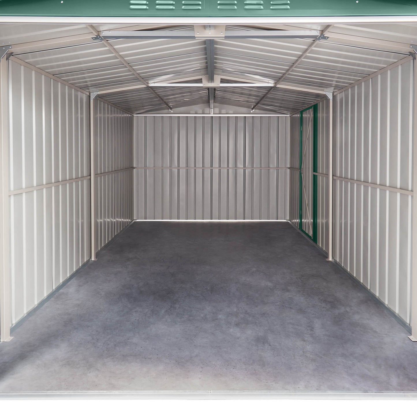 10 x 15 Globel Dual Door Workshop Garage - Green or Grey