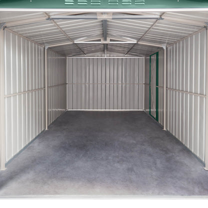 10 x 15 Globel Dual Door Workshop Garage - Green or Grey