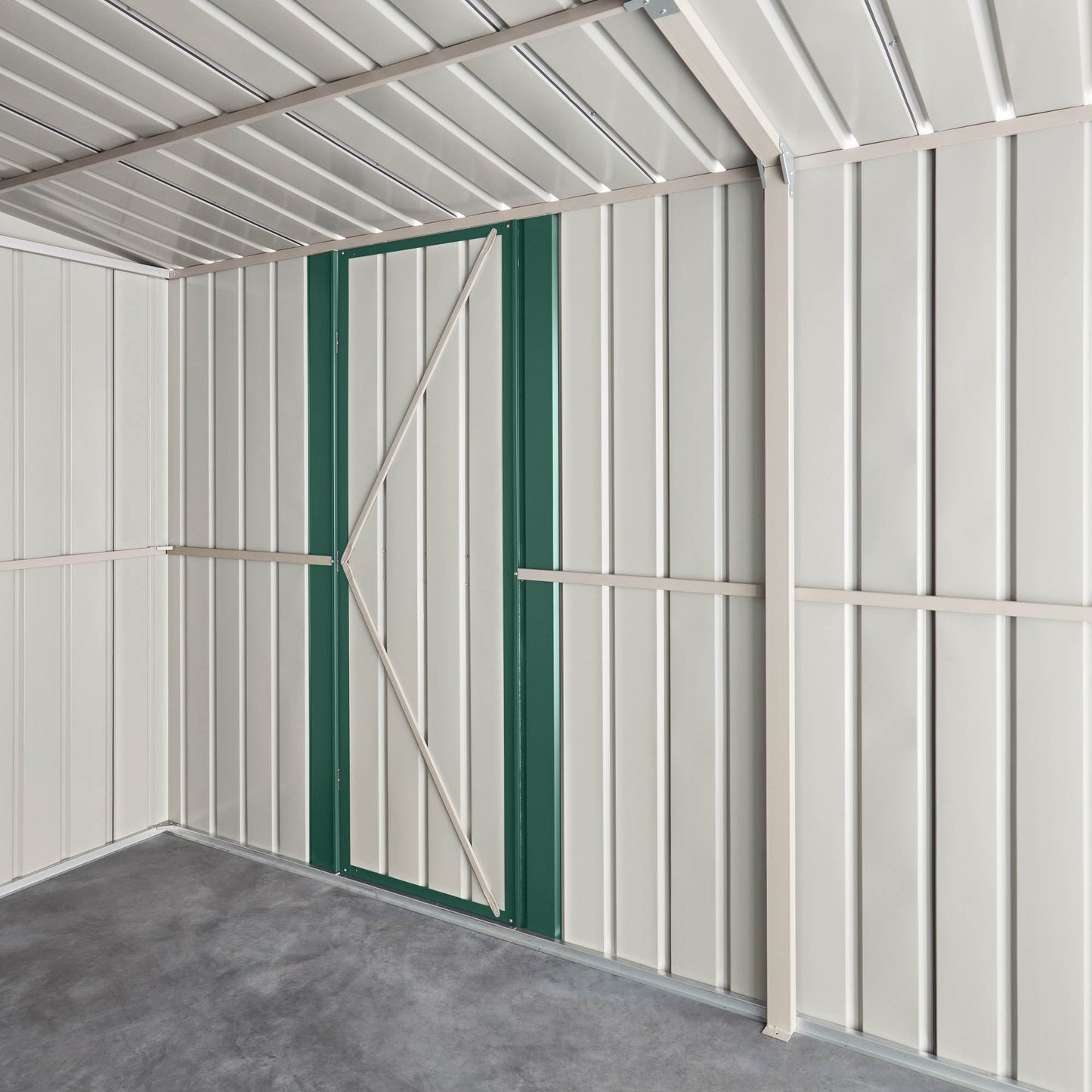 10 x 15 Globel Dual Door Workshop Garage - Green or Grey