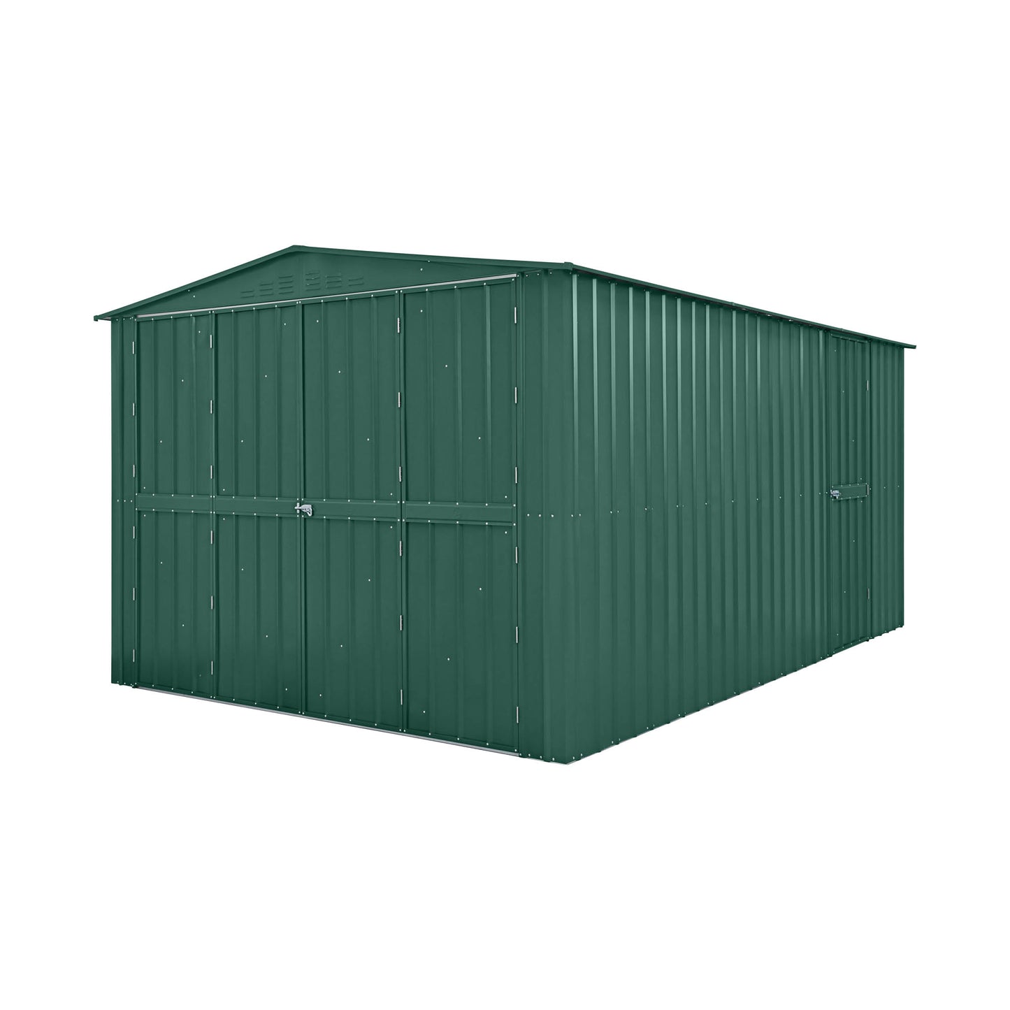 10 x 15 Globel Dual Door Workshop Garage - Green or Grey
