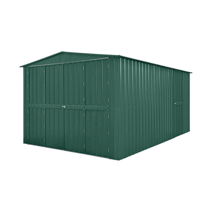 10 x 15 Globel Dual Door Workshop Garage - Green or Grey