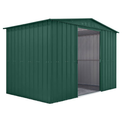 10 x 6 Globel Apex Metal Shed - Green or Grey