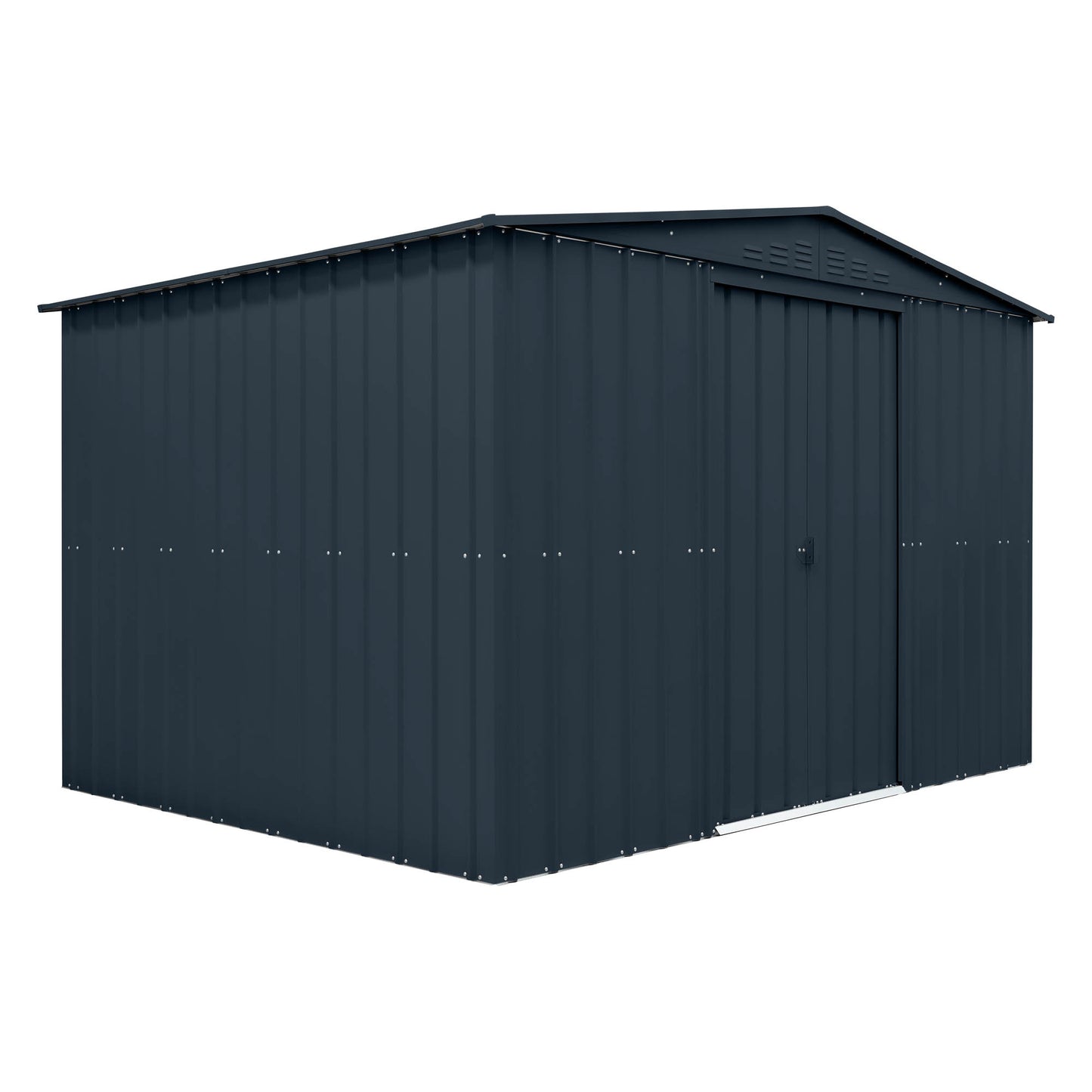 10 x 8 Globel Apex Metal Shed - Green or Grey