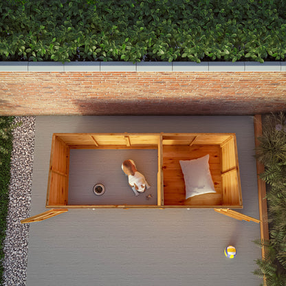 Mercia 10x4 Berkshire Dog Kennel and Run