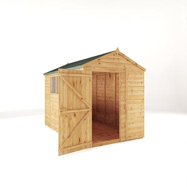 Mercia Premium Woodsman Shiplap Apex Shed 10'x6' - Styrene Windows