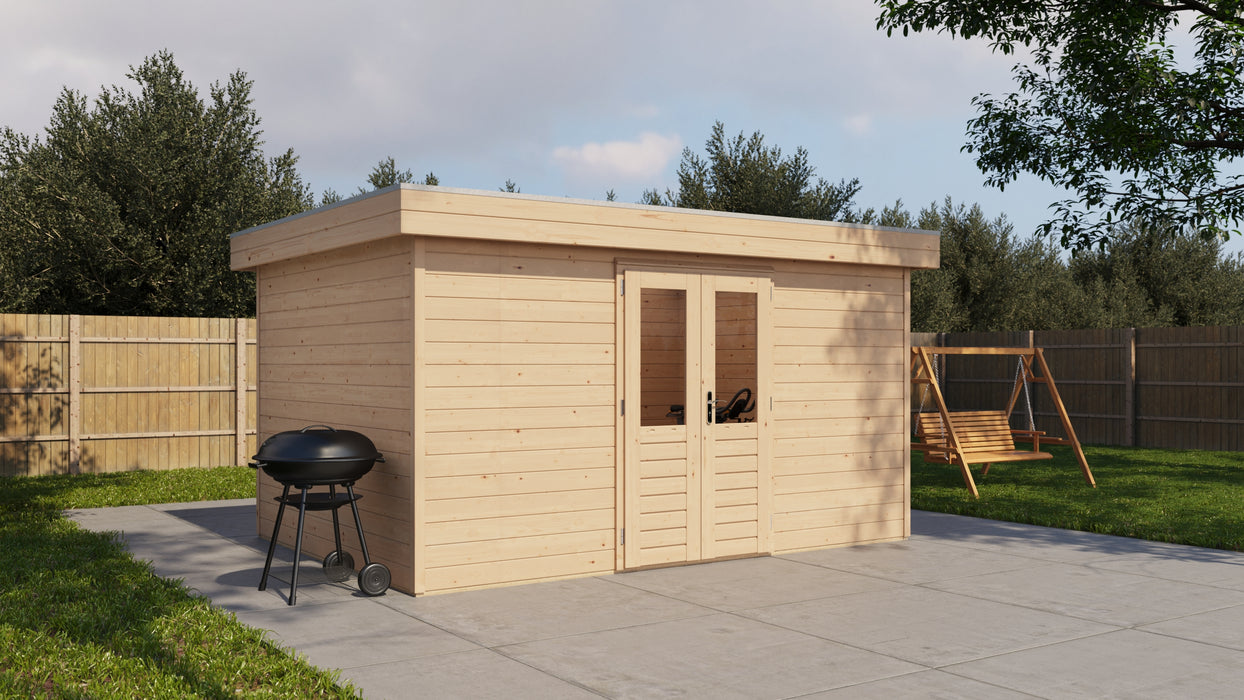 Lugarde Select - Stirling Flat Roof Prima Summerhouse 420x300cm
