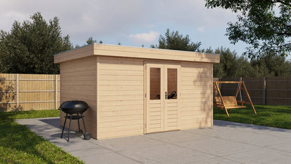Lugarde Select - Stirling Flat Roof Prima Summerhouse 420x300cm