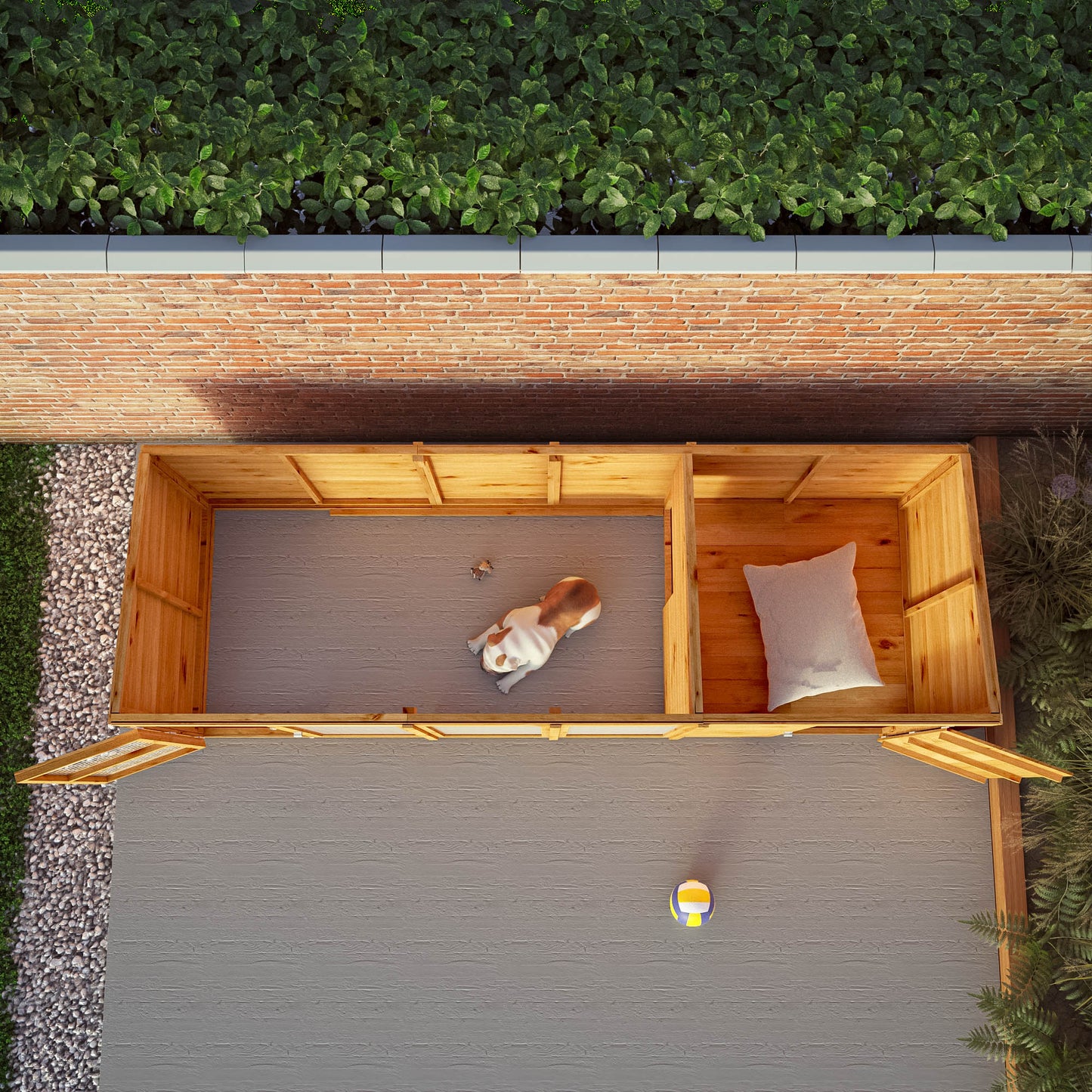 Mercia 12x4 Berkshire Dog Kennel and Run