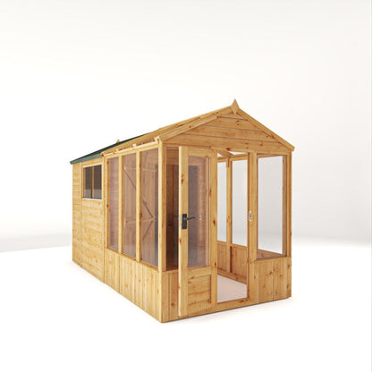 12 x 6 Woodsman Combi Greenhouse Shed - Styrene