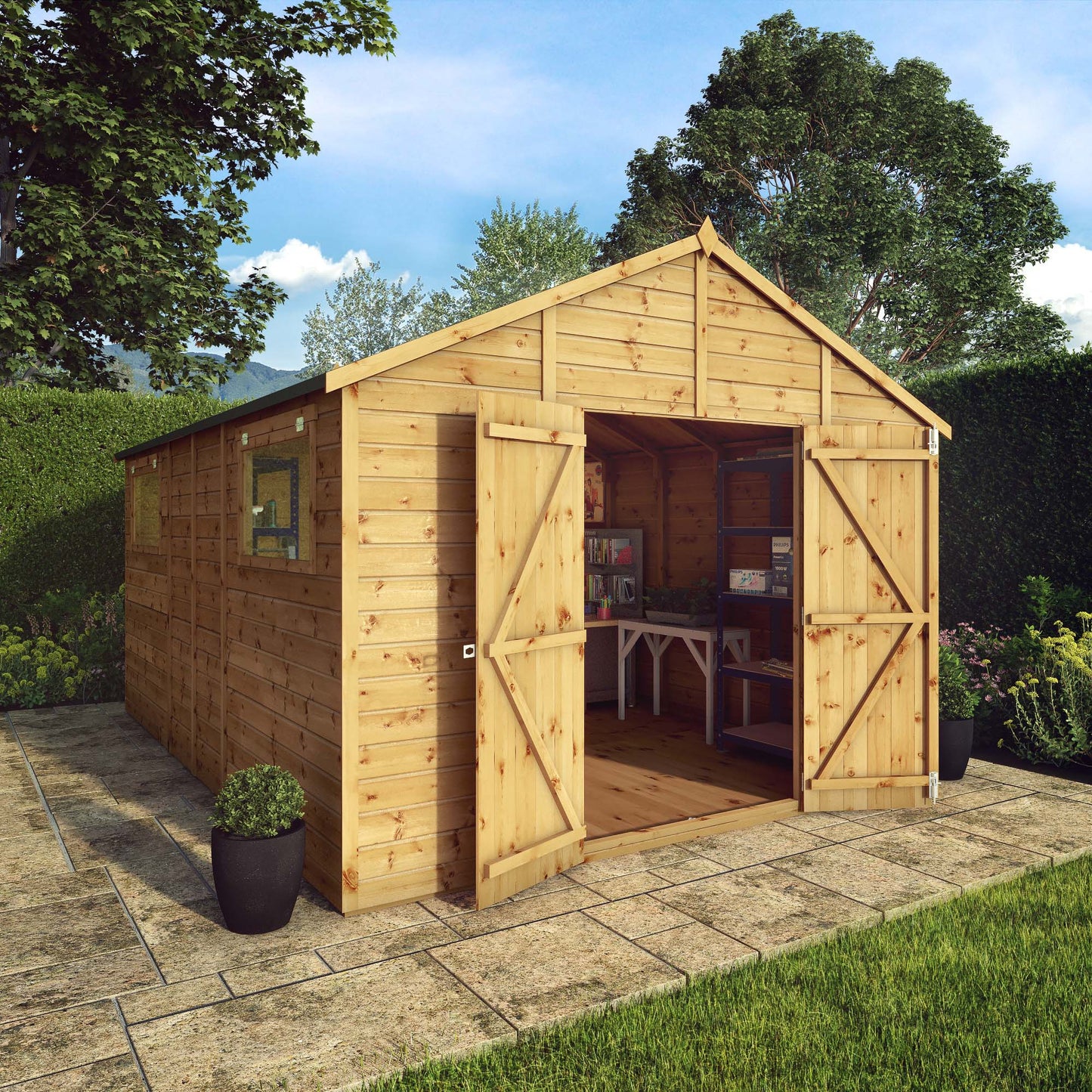 Mercia Premium Shiplap Apex Workshop 14'x10'