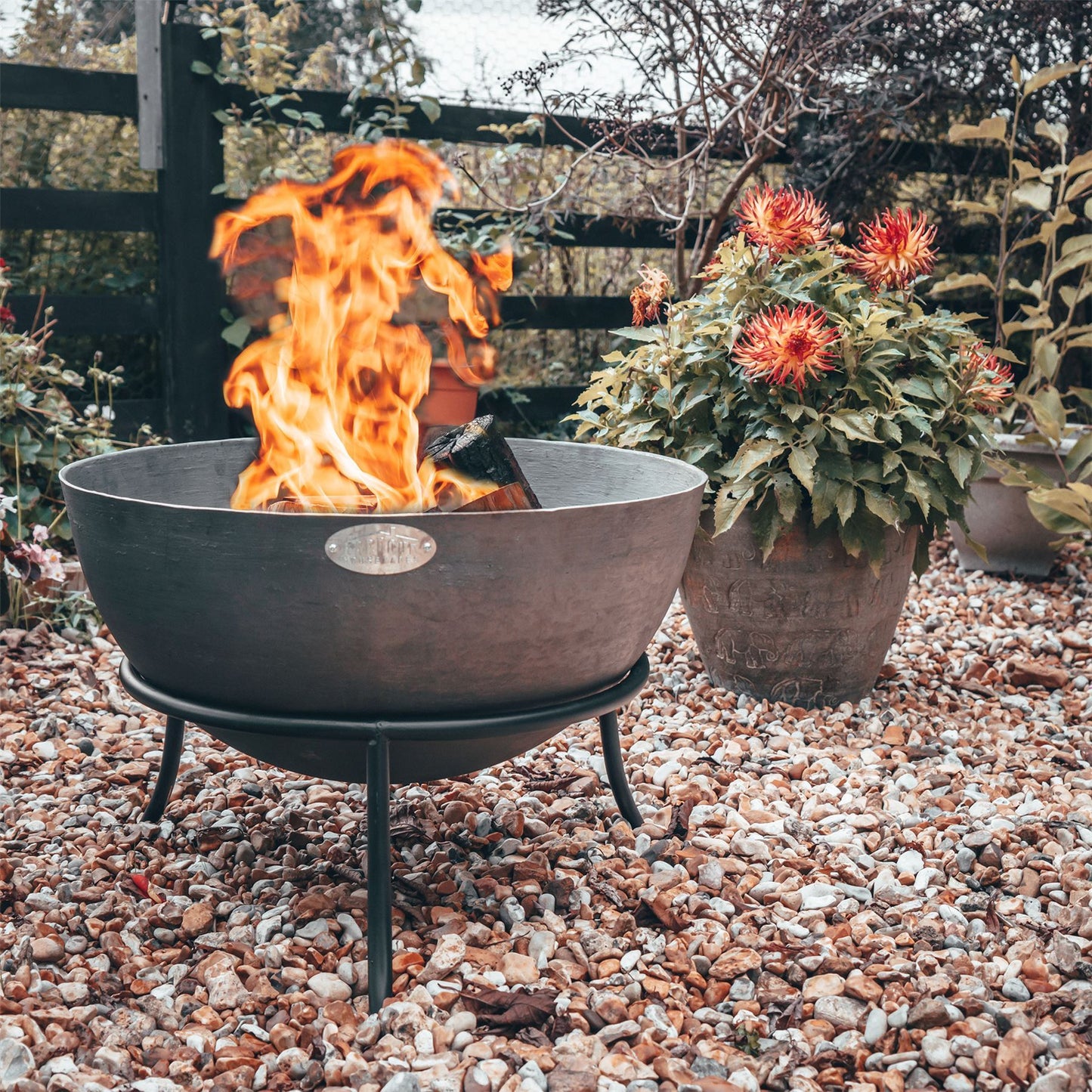 60cm Steel Garden Fire Pit
