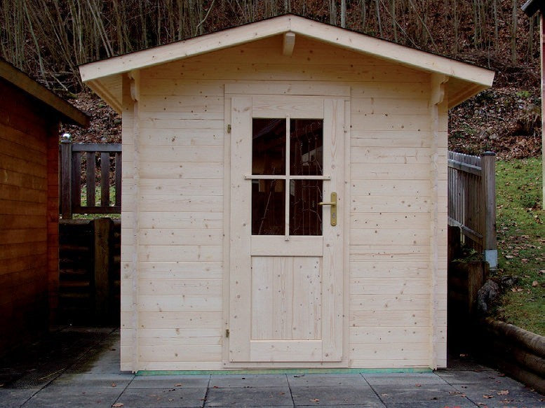 Zuluna Apex Roof Log Cabin - 28mm 2x2m