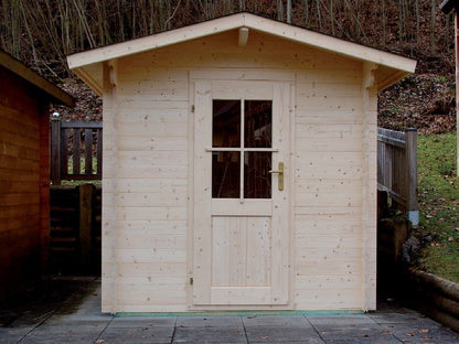 Zuluna Apex Roof Log Cabin - 28mm 2x2m