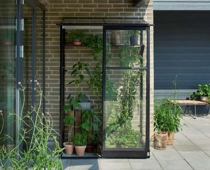 Halls Qube Lean-To Greenhouse 42