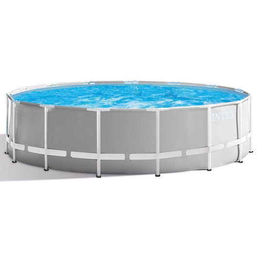 Intex 15ft x 48" Prism Frame Above Ground Swimming Pool with Filter Pump & Accessories