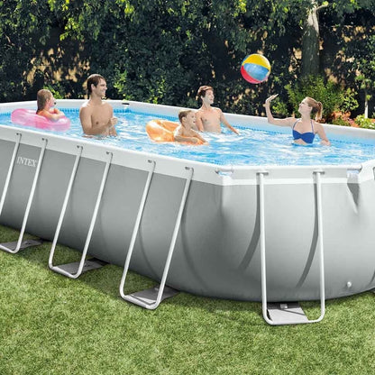 Intex 20ft x 10ft x 48" Prism Frame™ Oval Above Ground Swimming Pool with Filter Pump and Accessories