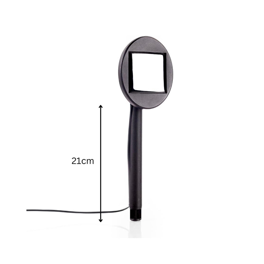 Solar Floral Garden Stake Lights Metal Flowers 4pc