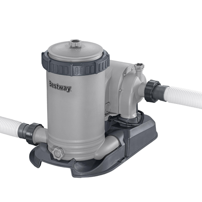 Bestway 20ft x 12ft x 48" Oval Steel Pro MAX™ Comfort Jet Above Ground Swimming Pool, Filter Pump & Accessories