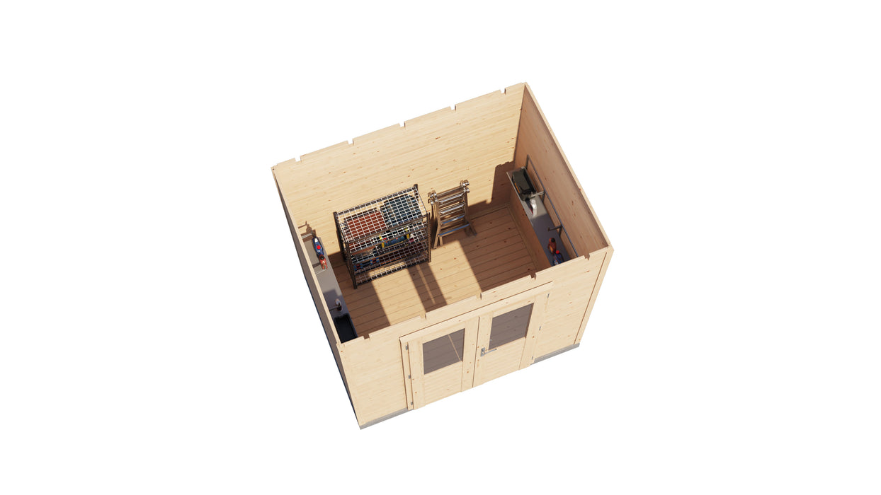 Lugarde Select - Orkney Flat Roof Prima Summerhouse 240x180cm